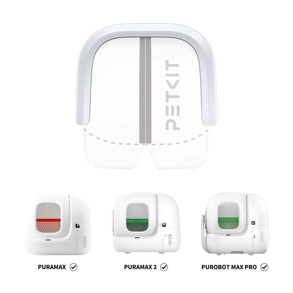 Магнитна завеса PETKIT 2.0 и трите съвместими тоалетни Pura Max, Pura Max 2 и Purobot Max Pro