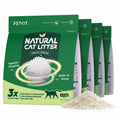 Четири пакета PETKIT Natural Cat Litter от тофу и маниока по 2,4 кг