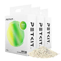 Три кутии PETKIT Clump+ Tofu Mixed Cat Litter по 2,4 кг
