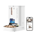 PETKIT YumShare Dual-Hopper 2 с контейнери 01 и 02 до телефон с приложението