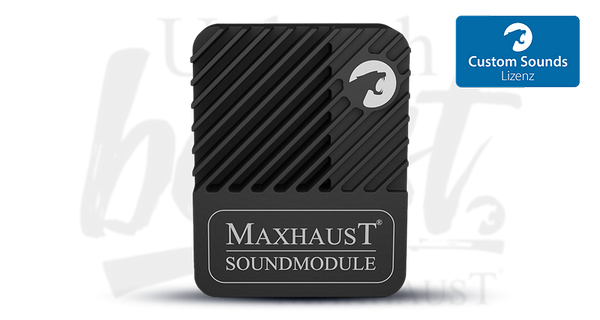 Звуков модул Maxhaust Soundmodule, черен корпус с диагонални ребра