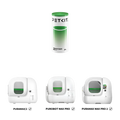 Опаковка PETKIT Trash Bags 20 броя и трите съвместими тоалетни Pura Max, Purobot Max Pro и Max Pro 2