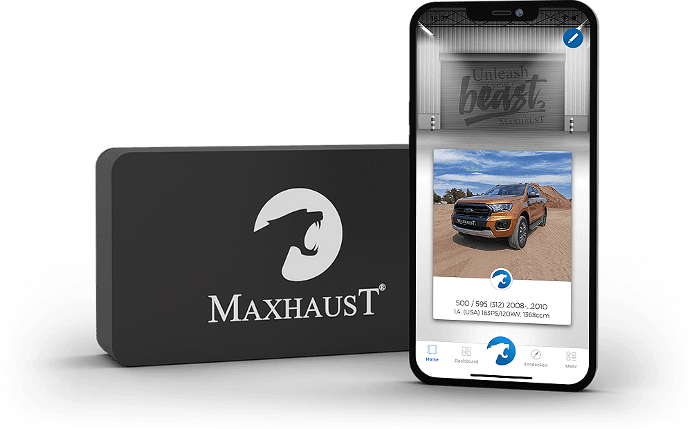 Maxhaust Bridge до смартфон с приложението Maxhaust