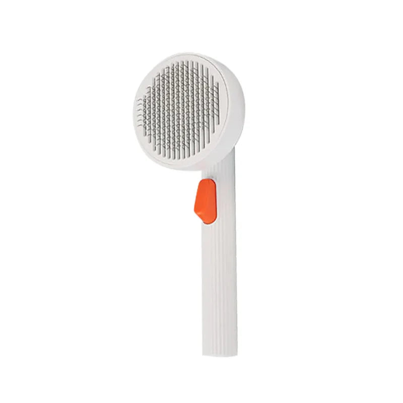 Кръглата глава на Brush 2 с металните игли, гледана отпред
