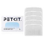 Кутия PETKIT Filter Unit RECT с пет броя и подредените правоъгълни филтри
