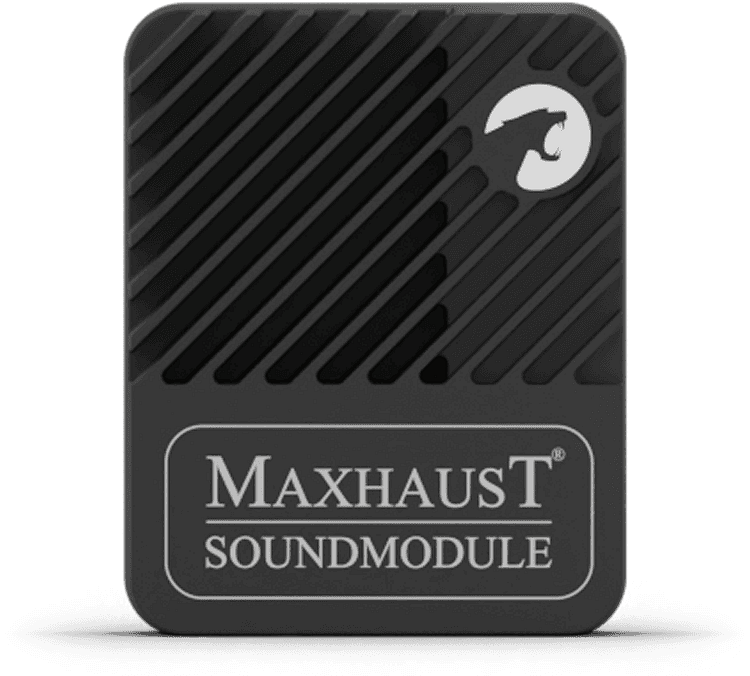 Звуков модул Maxhaust Soundmodule, черен корпус с диагонални ребра