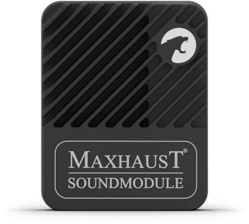 Звуков модул Maxhaust Soundmodule, черен корпус с диагонални ребра