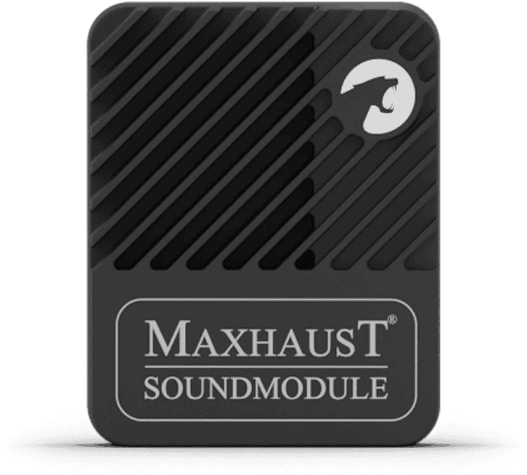 Звуков модул Maxhaust Soundmodule, черен корпус с диагонални ребра