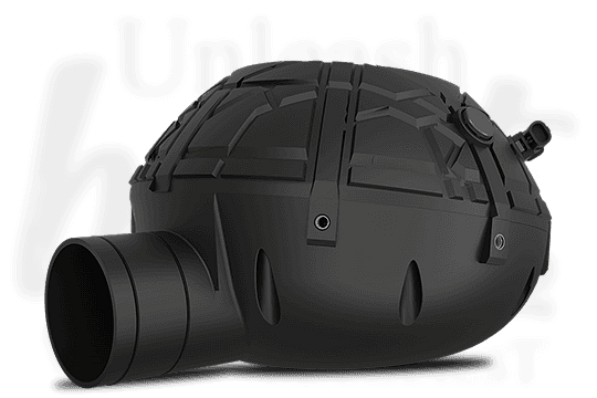 Нискочестотен говорител Maxhaust Deep Speaker с тръбен накрайник