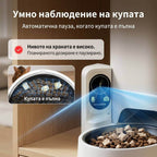 Камерата вижда пълната купа и паузира планираното дозиране
