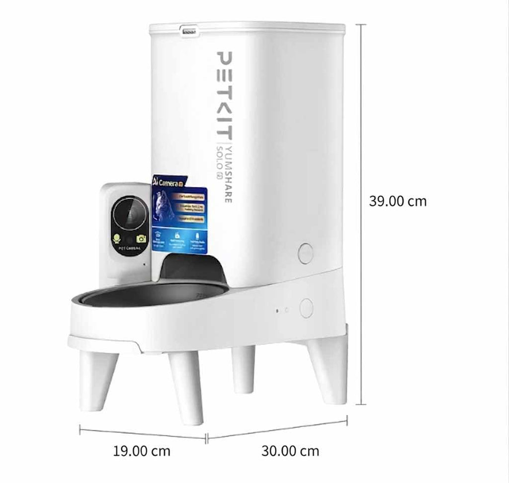Размери на YumShare Solo 2 — 19 × 30 × 39 см